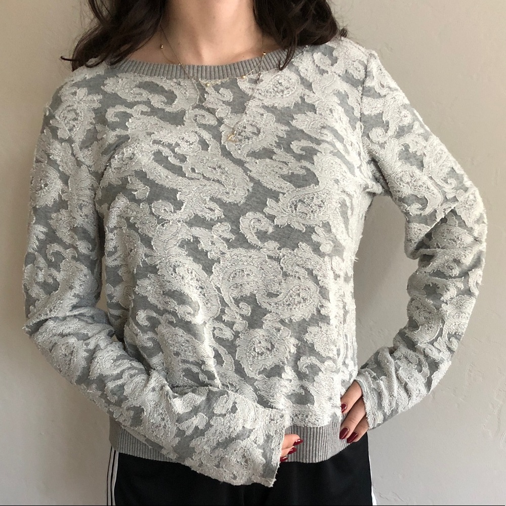 Large  9-H15 STCL Grey Sweater